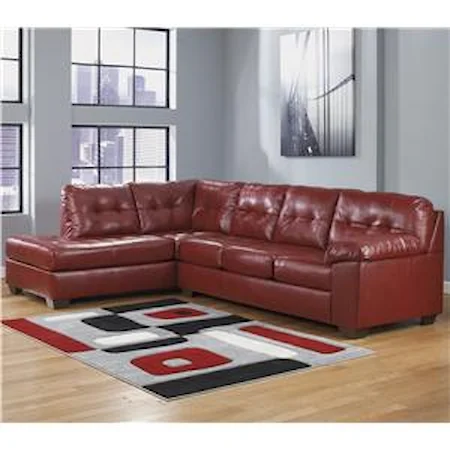 Sectional w/ Left Chaise & Tufting